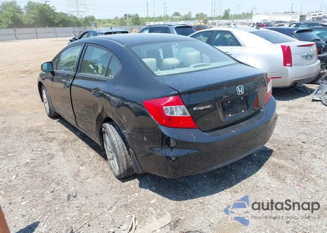 2012 Honda Civic Ex from USA, damaged, VIN 19XFB2F89CE005318
